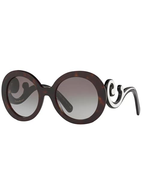 prada baroque sunglasses tortoise|More.